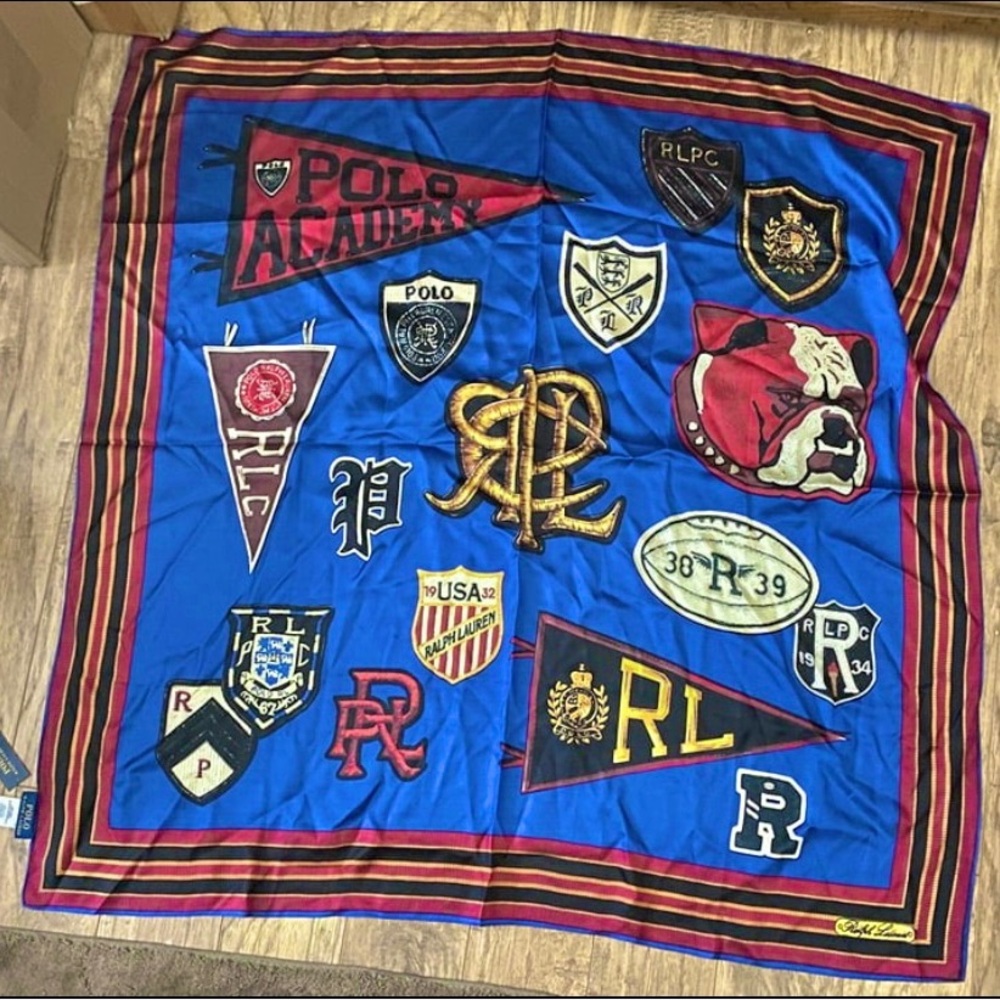 Polo Ralph Lauren Varsity Silk Scarf